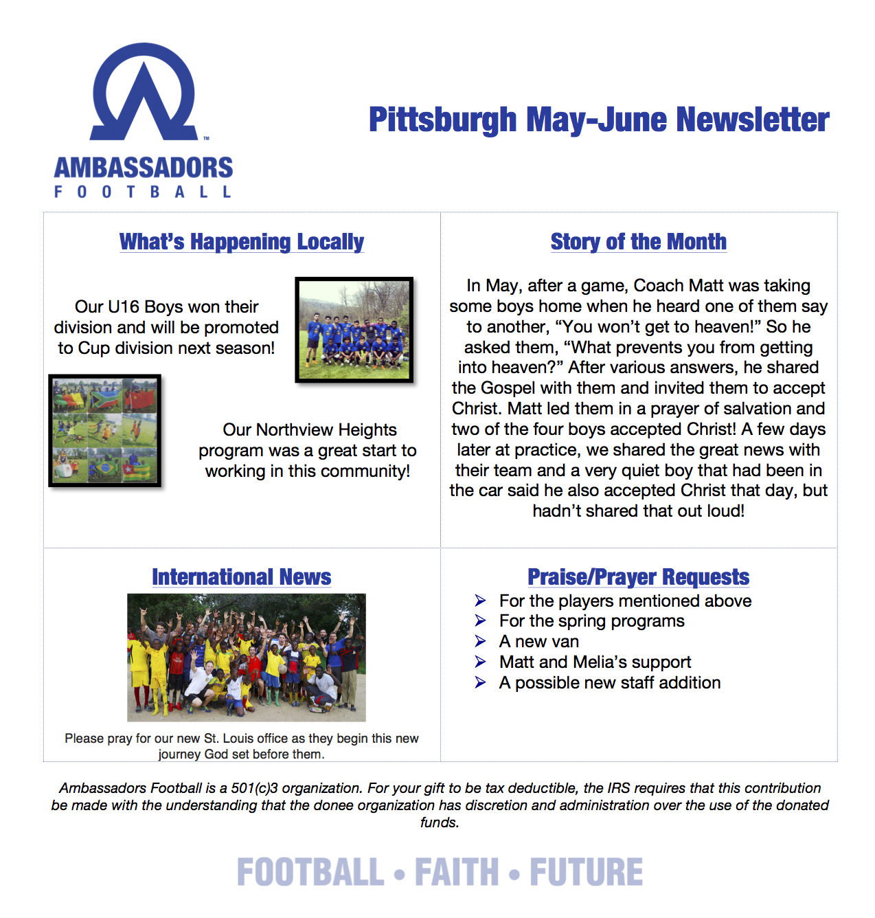 May June Newsletter